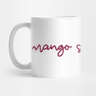 mango sticky rice - maroon red Mug